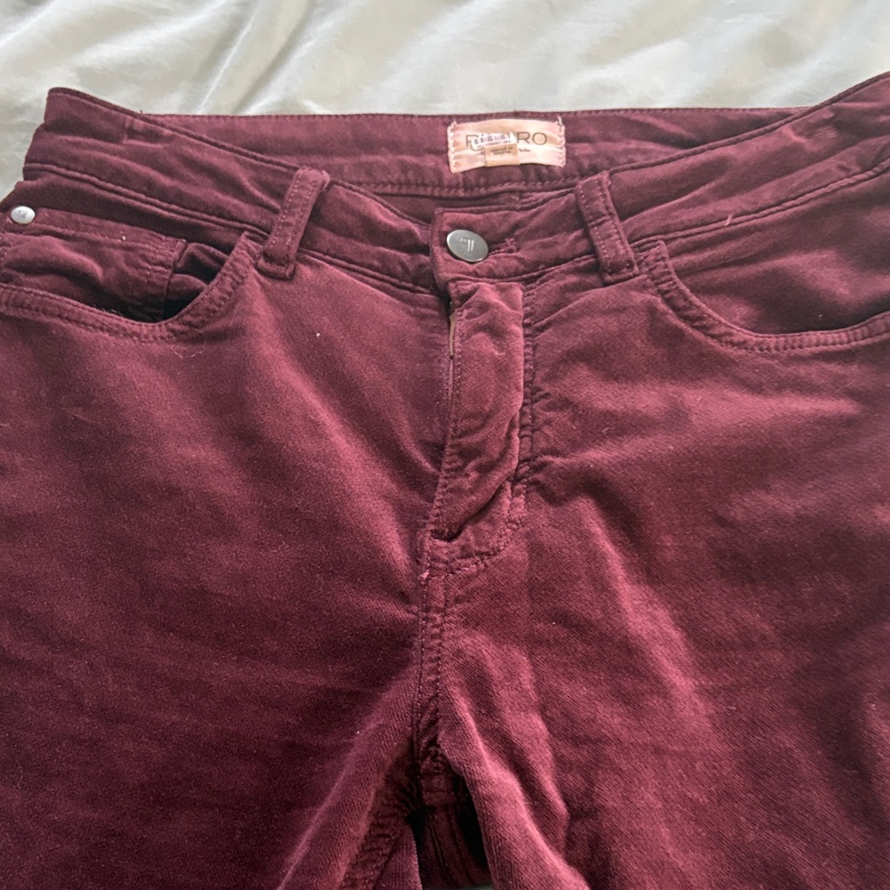 Pilcro  Deep maroon Corduroy Pants